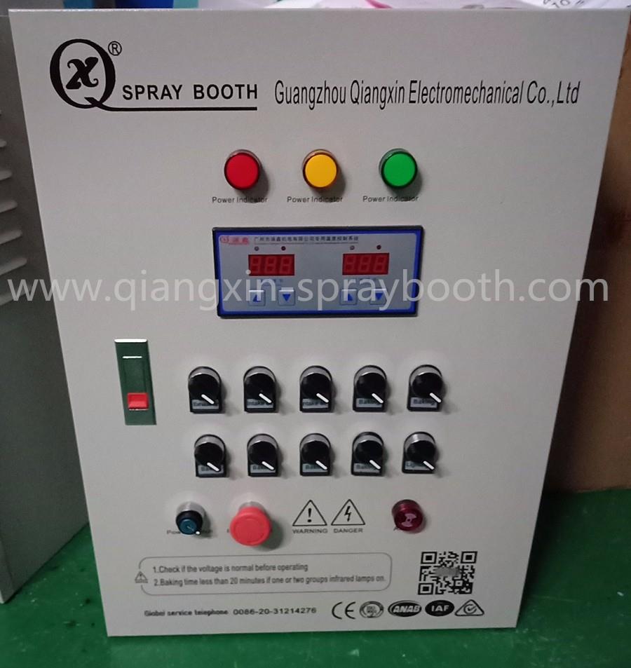 car paint booth control box operation manual