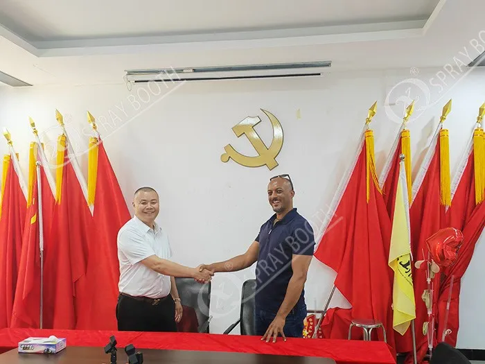 Powder Booth and Drying Oven for Ethiopian Customer 3 Powder Booth and Drying Oven for Ethiopian Customer 3