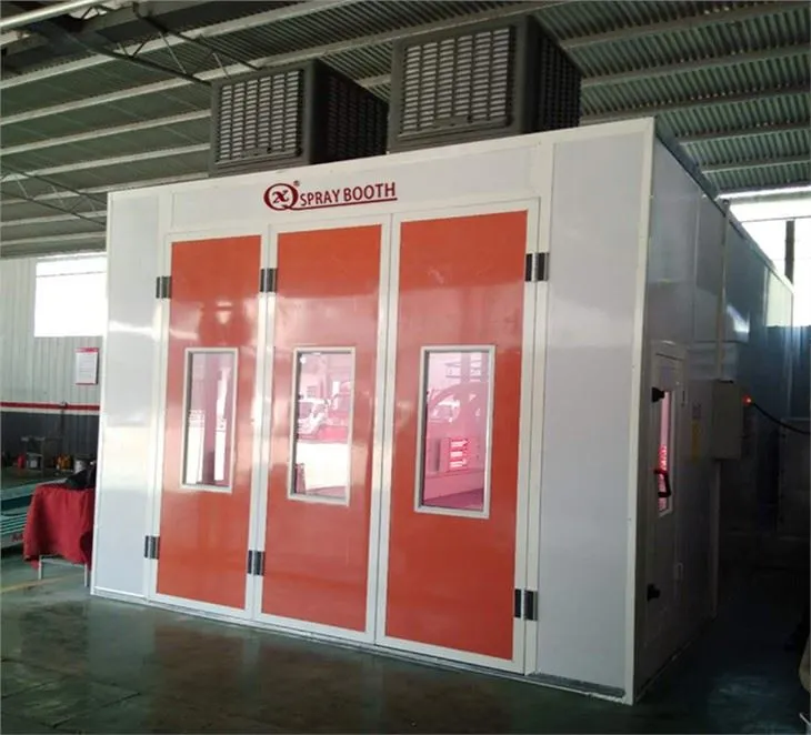 Ekonomiczna kabina lakiernicza do motocykli